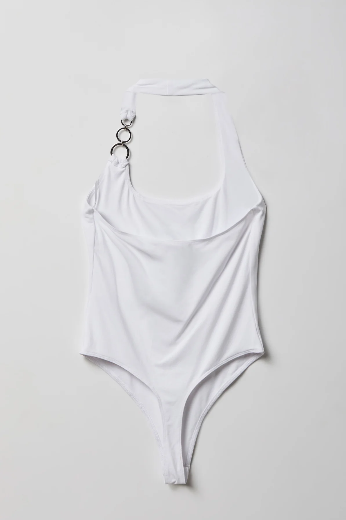 Luxe Heavy Contour O-Ring Halter Bodysuit - Image 10