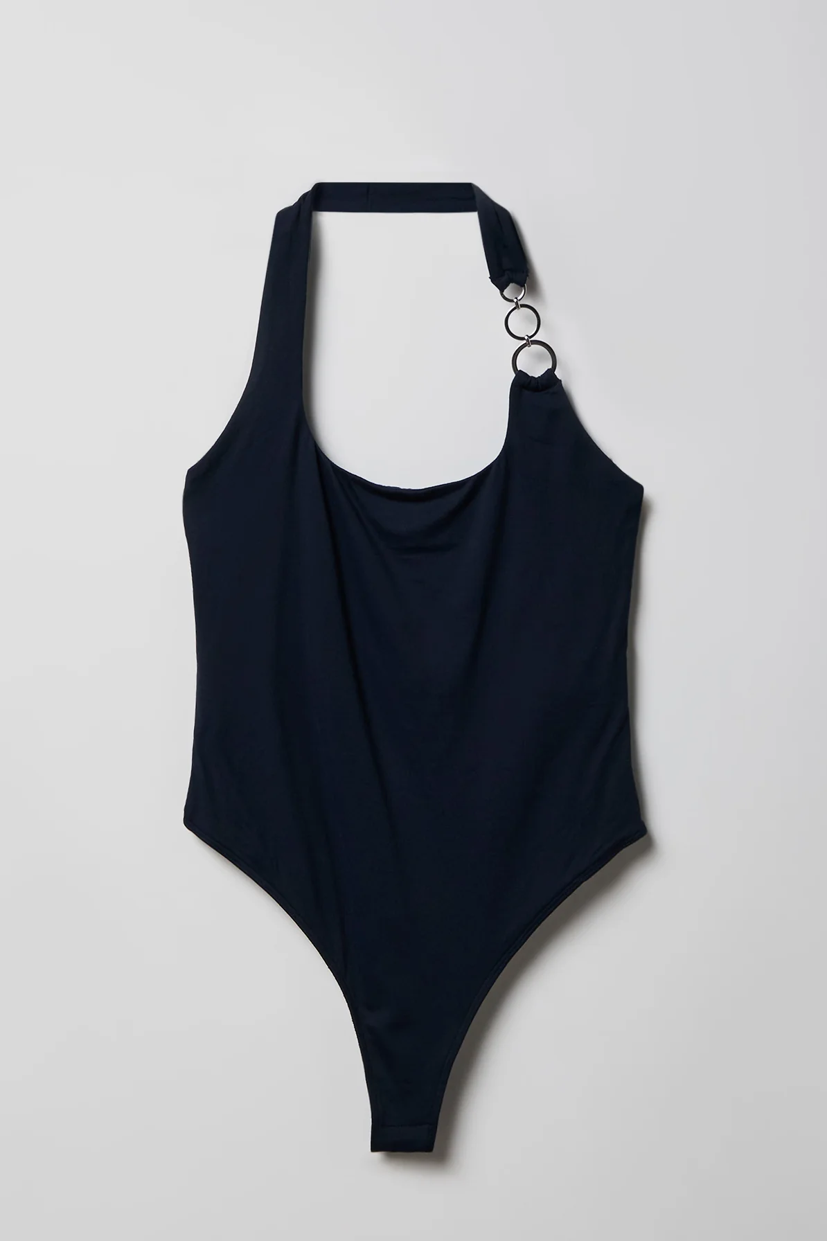 Luxe Heavy Contour O-Ring Halter Bodysuit - Image 14