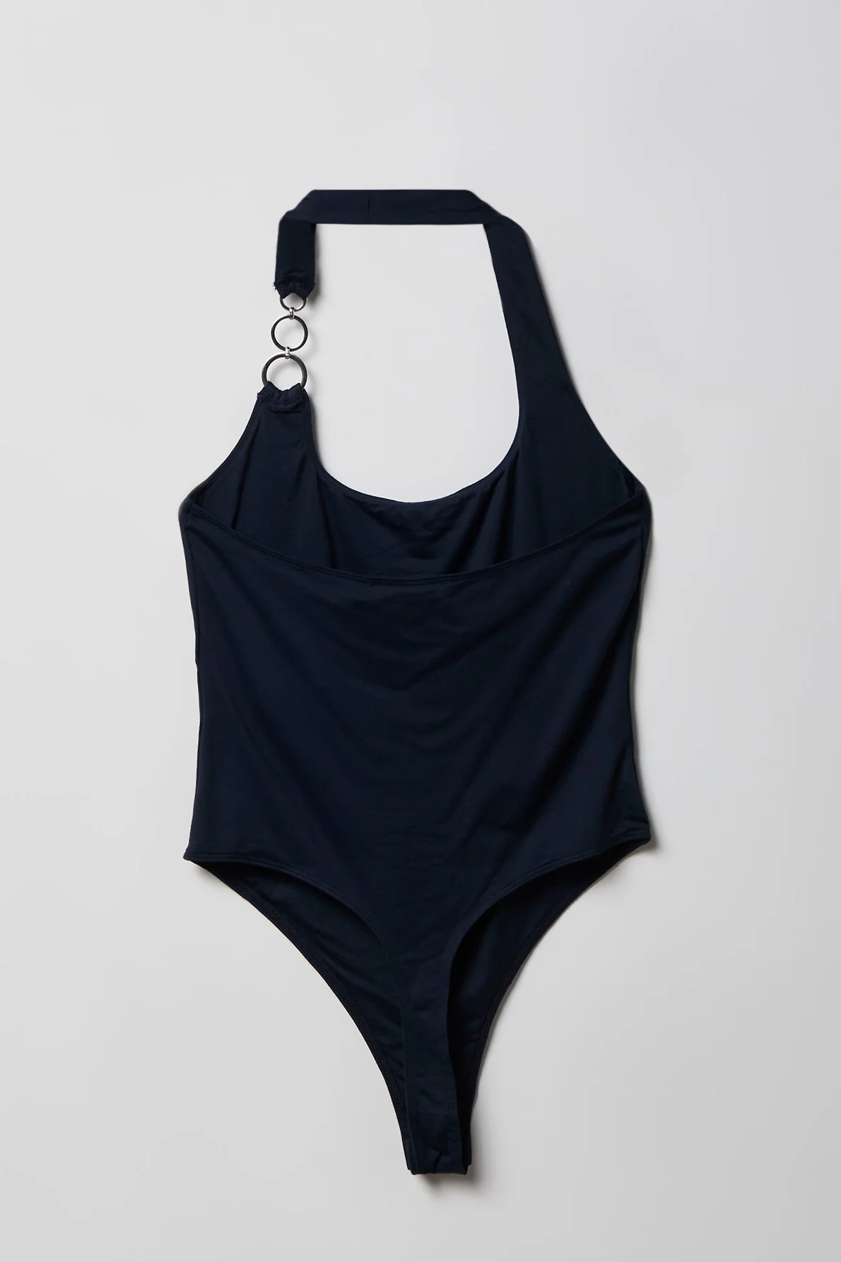 Luxe Heavy Contour O-Ring Halter Bodysuit - Image 15