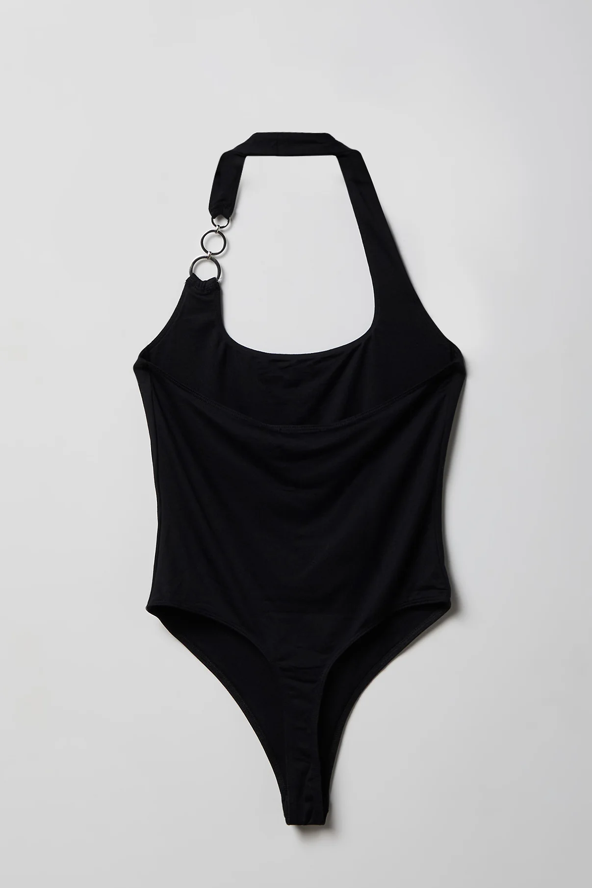 Luxe Heavy Contour O-Ring Halter Bodysuit - Image 5