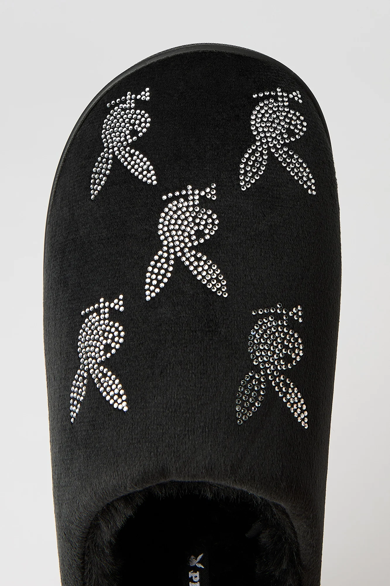 Playboy Rhinestone Faux Fur Slipper - Image 6