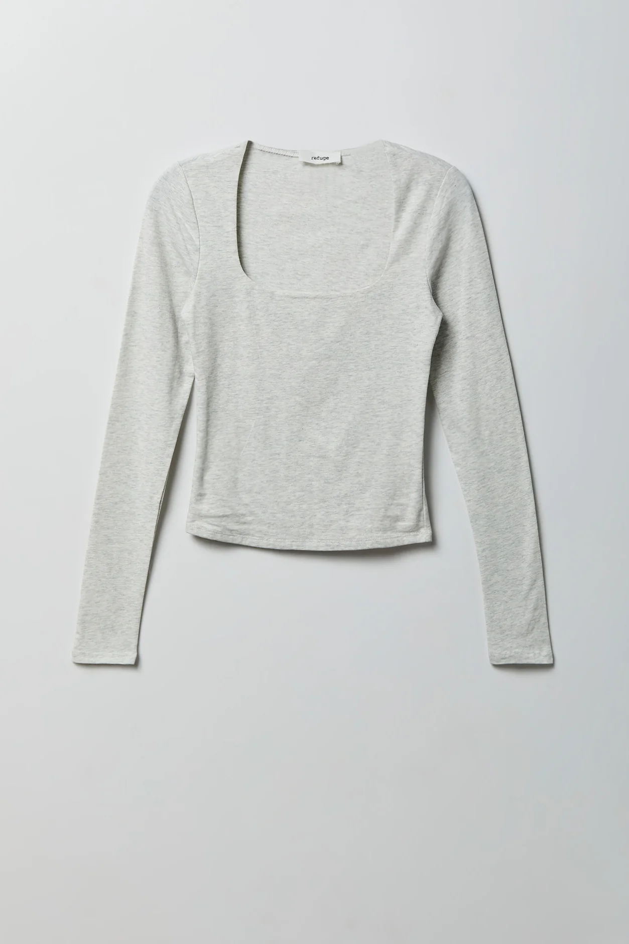 Soft Contour Square Neck Long Sleeve Top - Image 3
