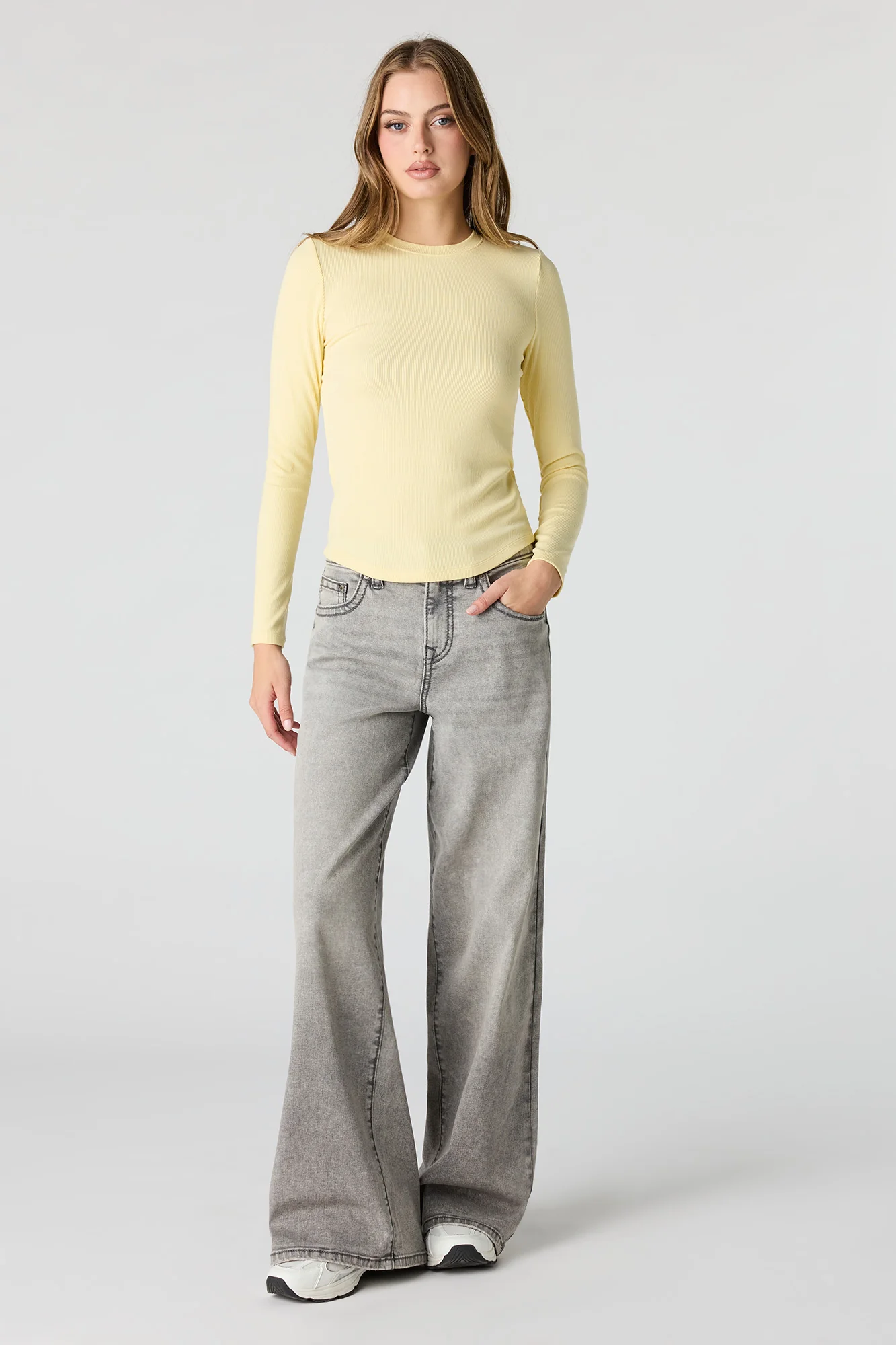 Ribbed Long Sleeve Top - Image 15