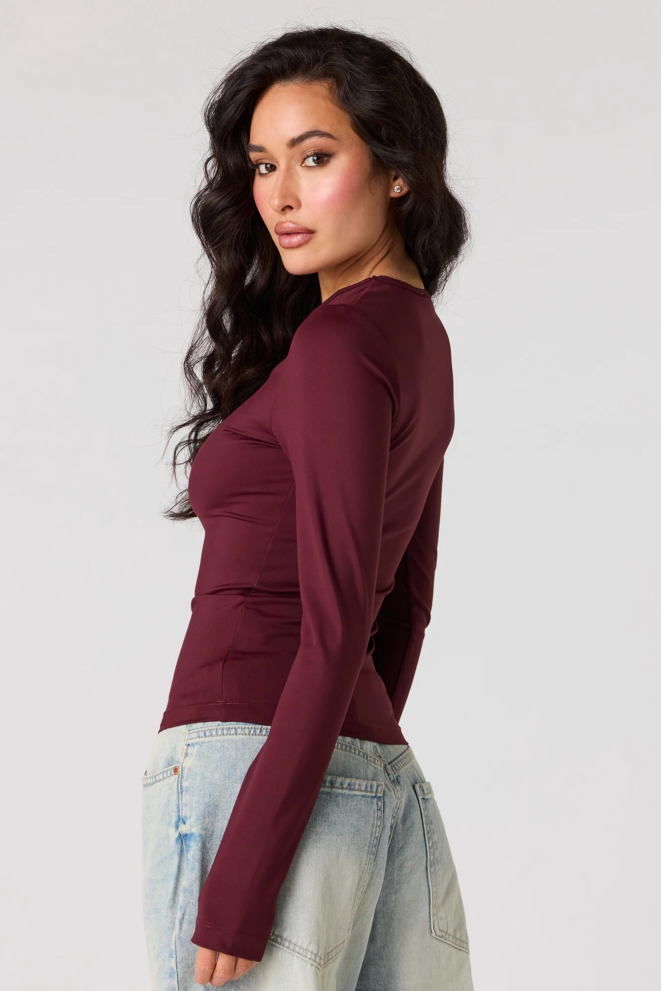 Luxe Heavy Contour Long Sleeve Top - Image 17