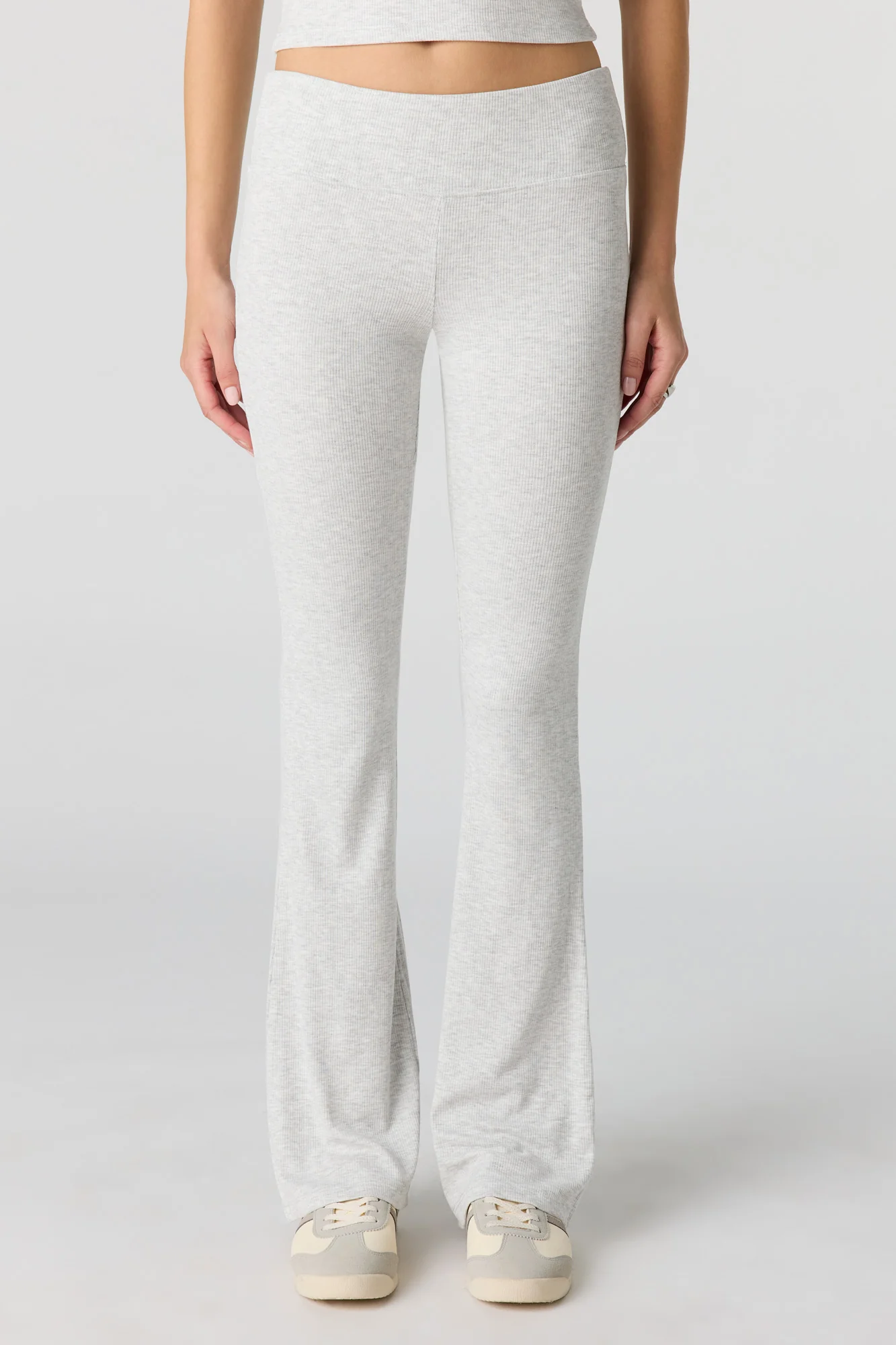 Soft Ribbed T-Shirt & Flare Pant Set - Image 11
