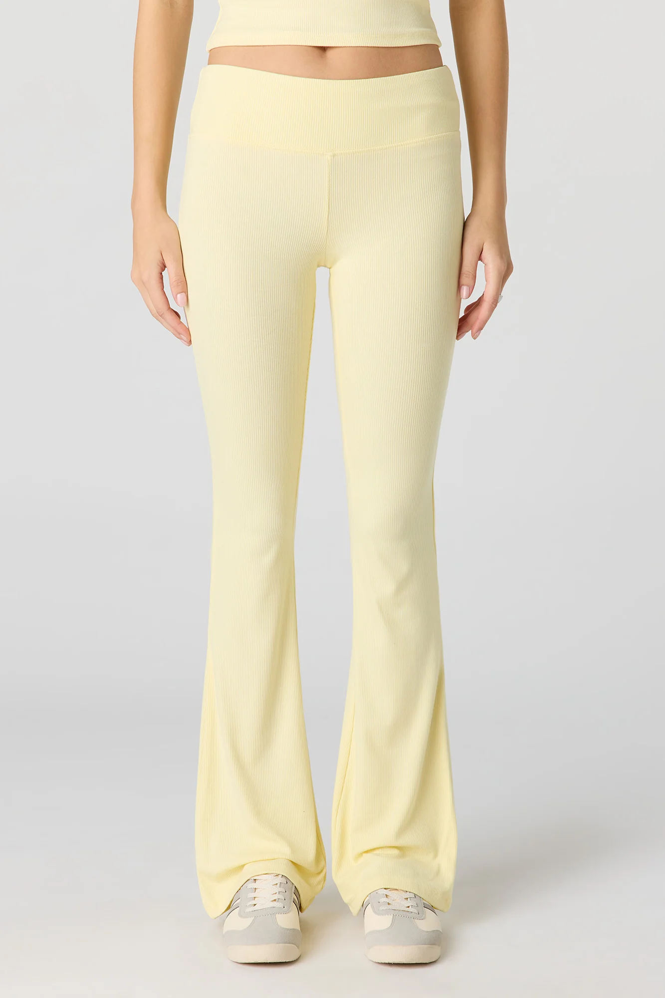 Soft Ribbed T-Shirt & Flare Pant Set - Image 19