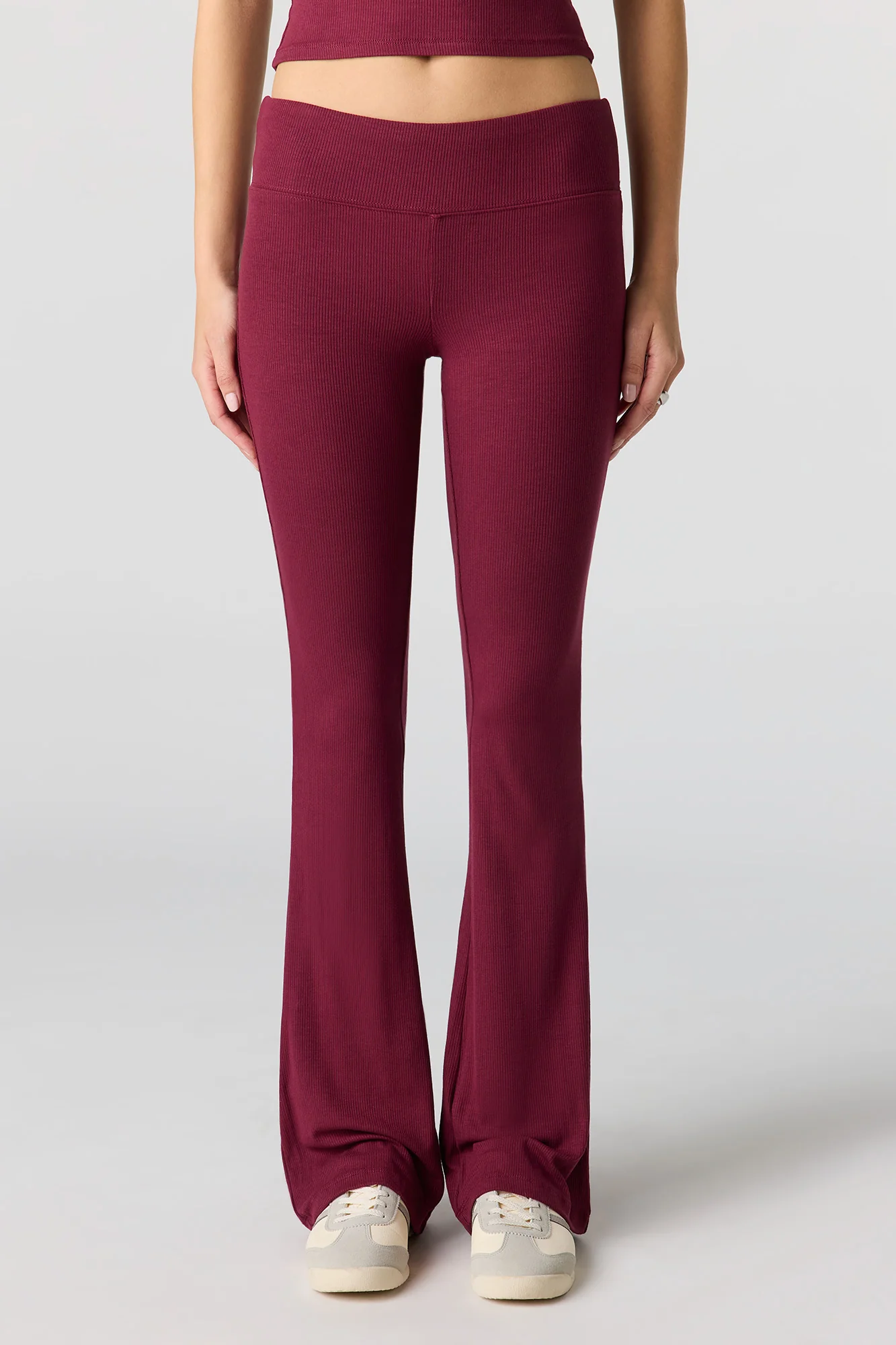 Soft Ribbed T-Shirt & Flare Pant Set - Image 23