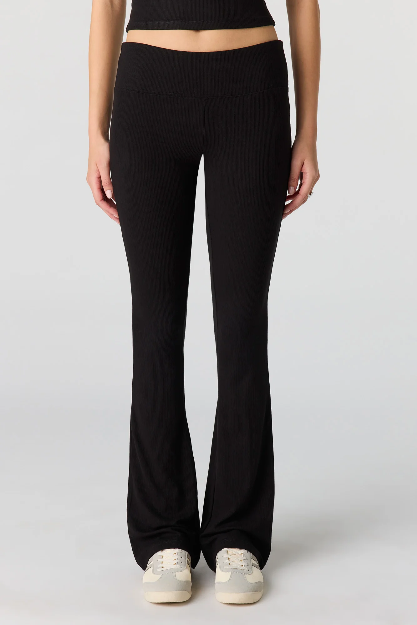Soft Ribbed T-Shirt & Flare Pant Set - Image 7