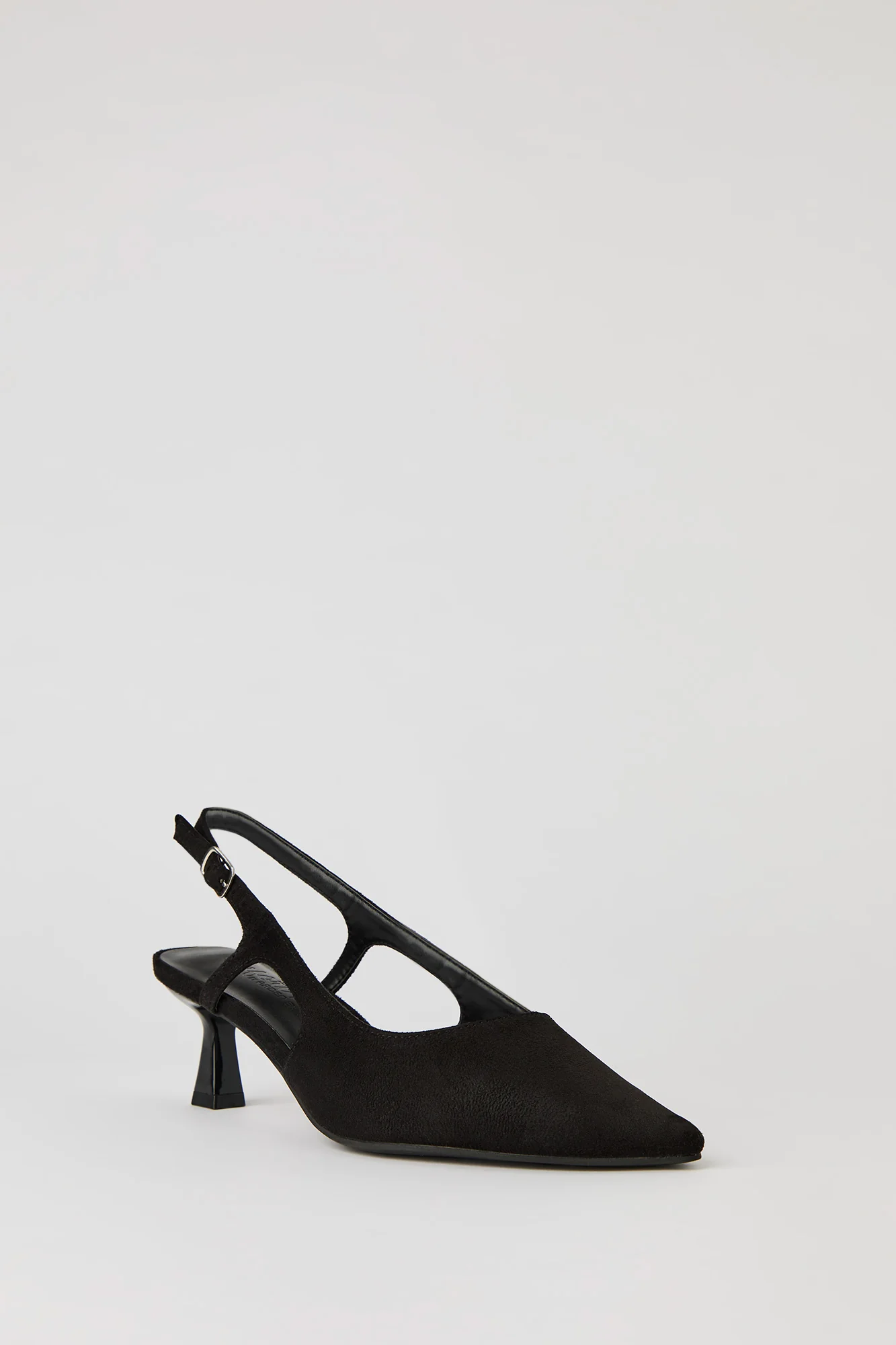 Pointed Toe Kitten Heeled Slingback - Image 2