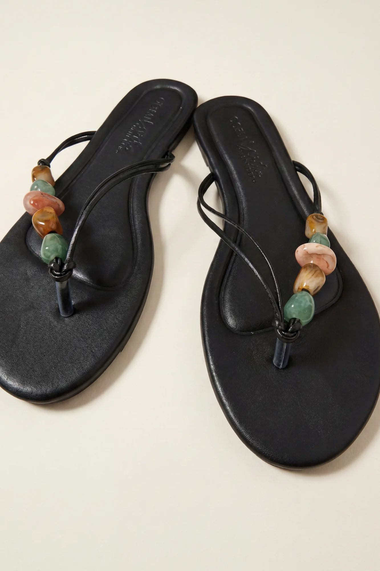 Beaded Thong Flip Flops - Image 2
