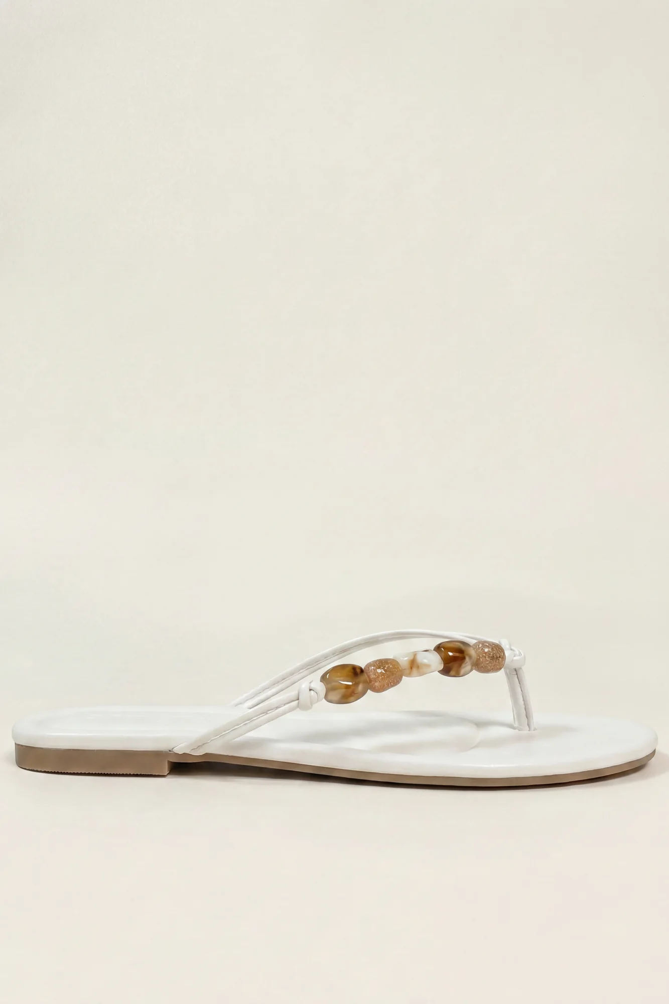 Beaded Thong Flip Flops - Image 4