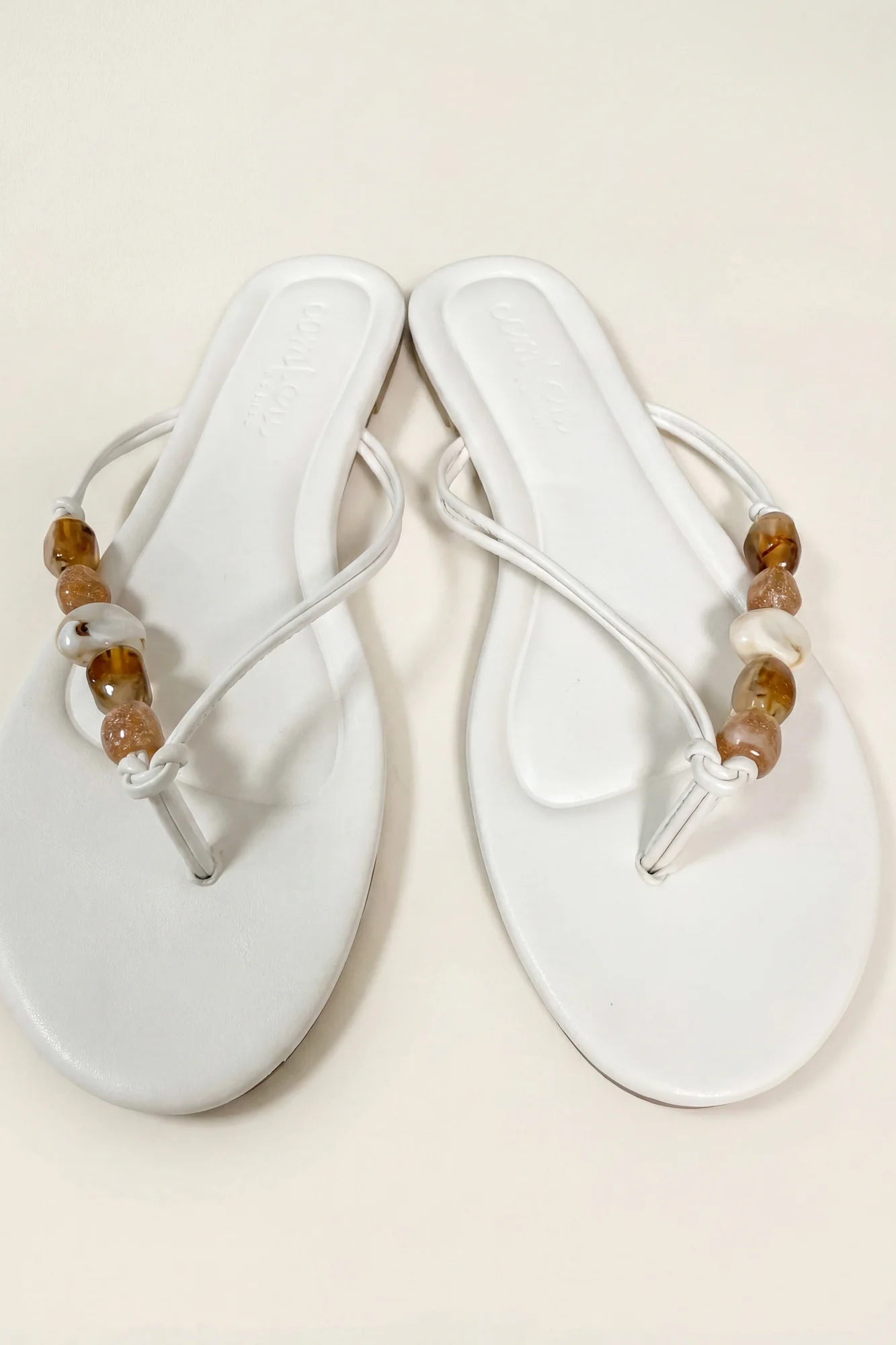 Beaded Thong Flip Flops - Image 5