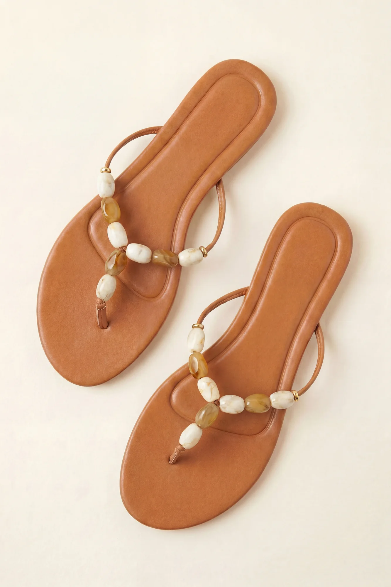 Beaded Thong Sandals - Image 8