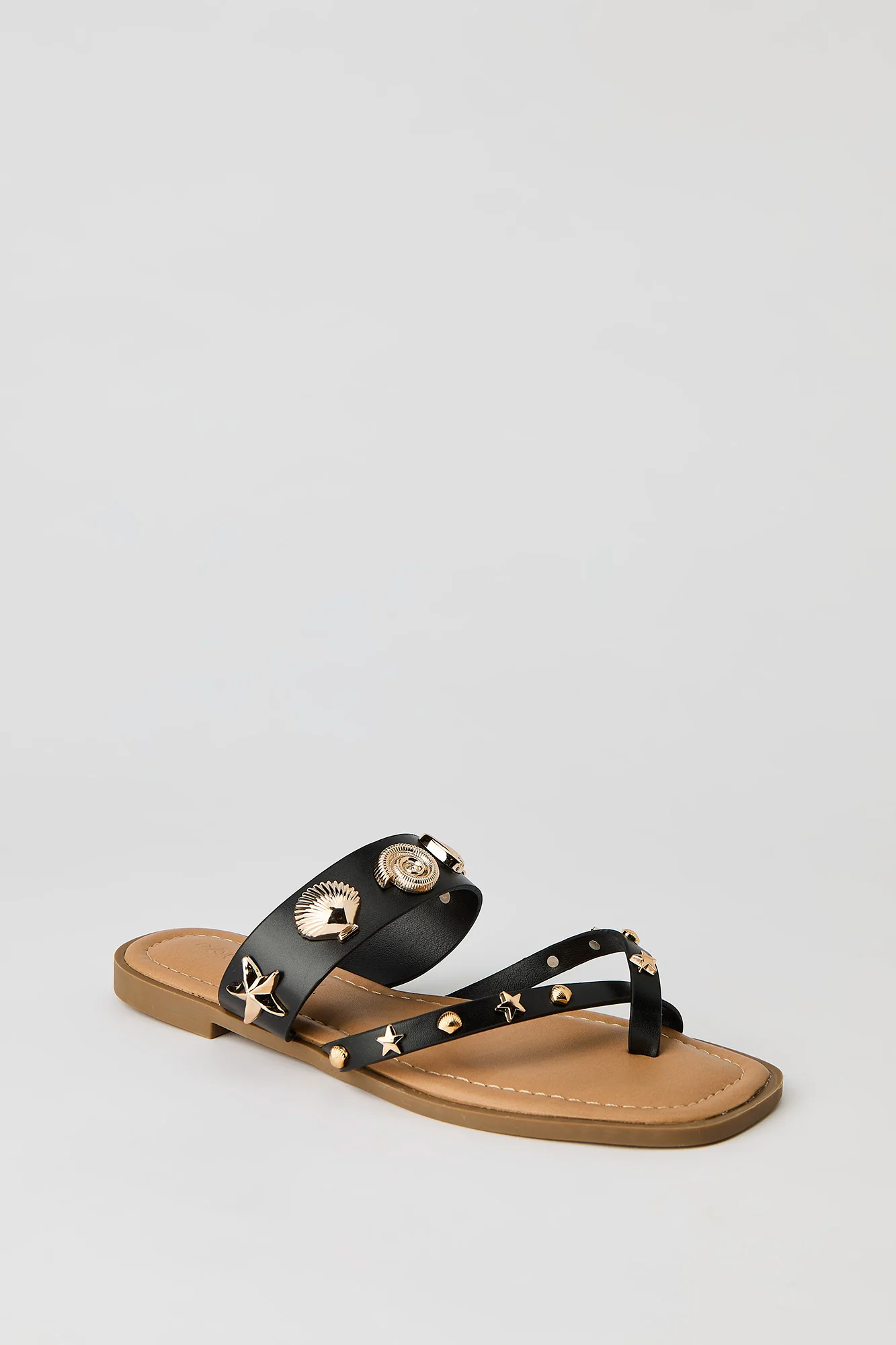 Shell Charm Toe Loop Sandal - Image 5