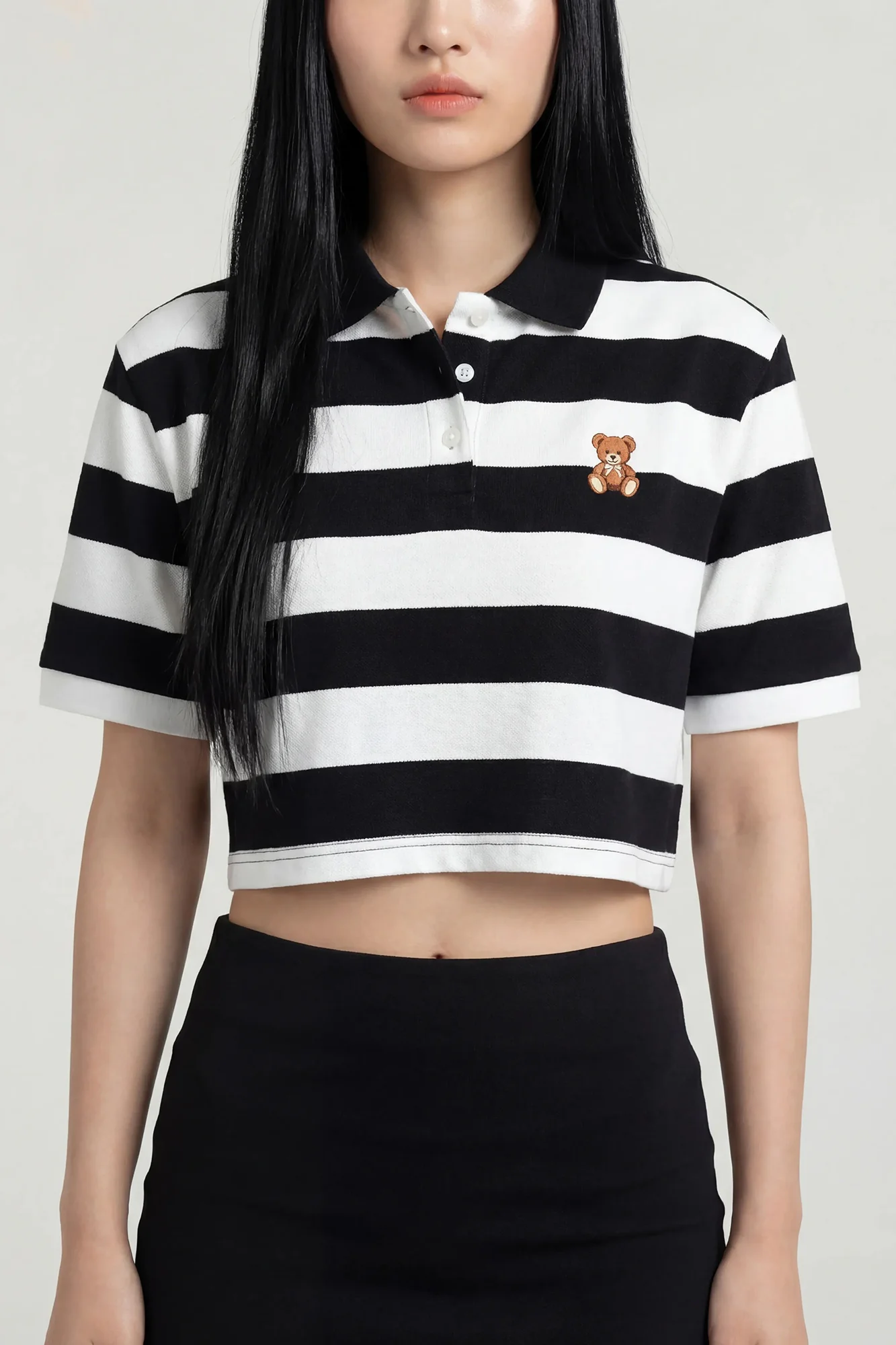 Embroidered Boxy Polo - Image 7