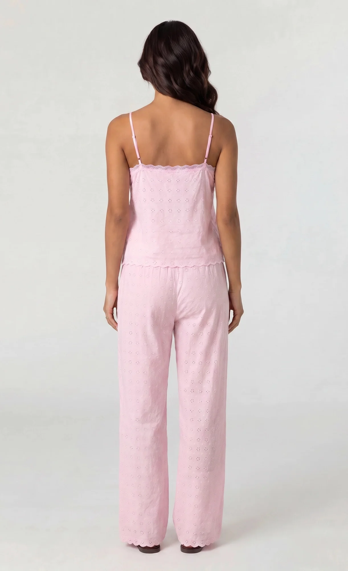 Eyelet Wide Leg Pant - Image 2