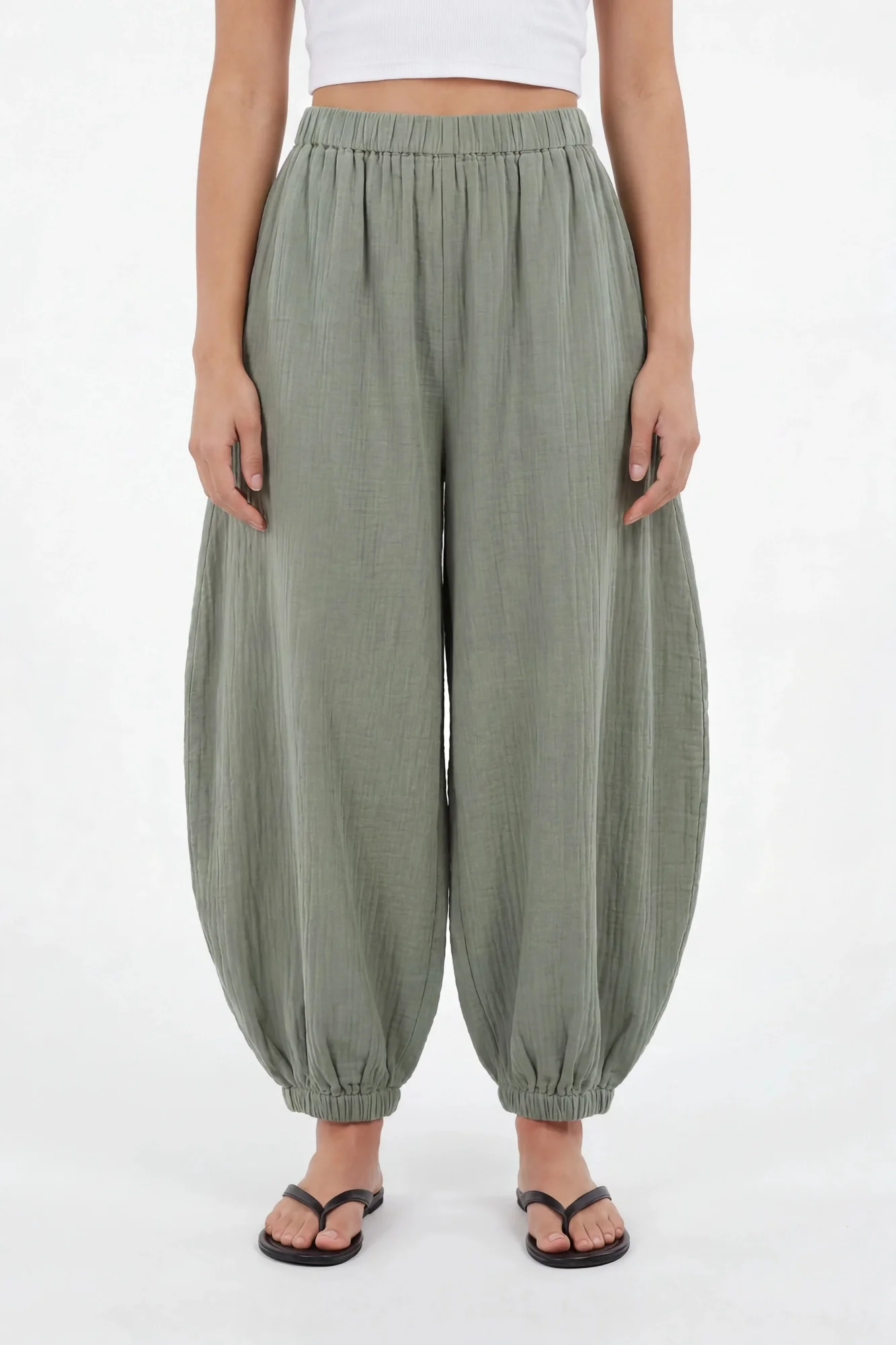Gauze Balloon Pant - Image 11