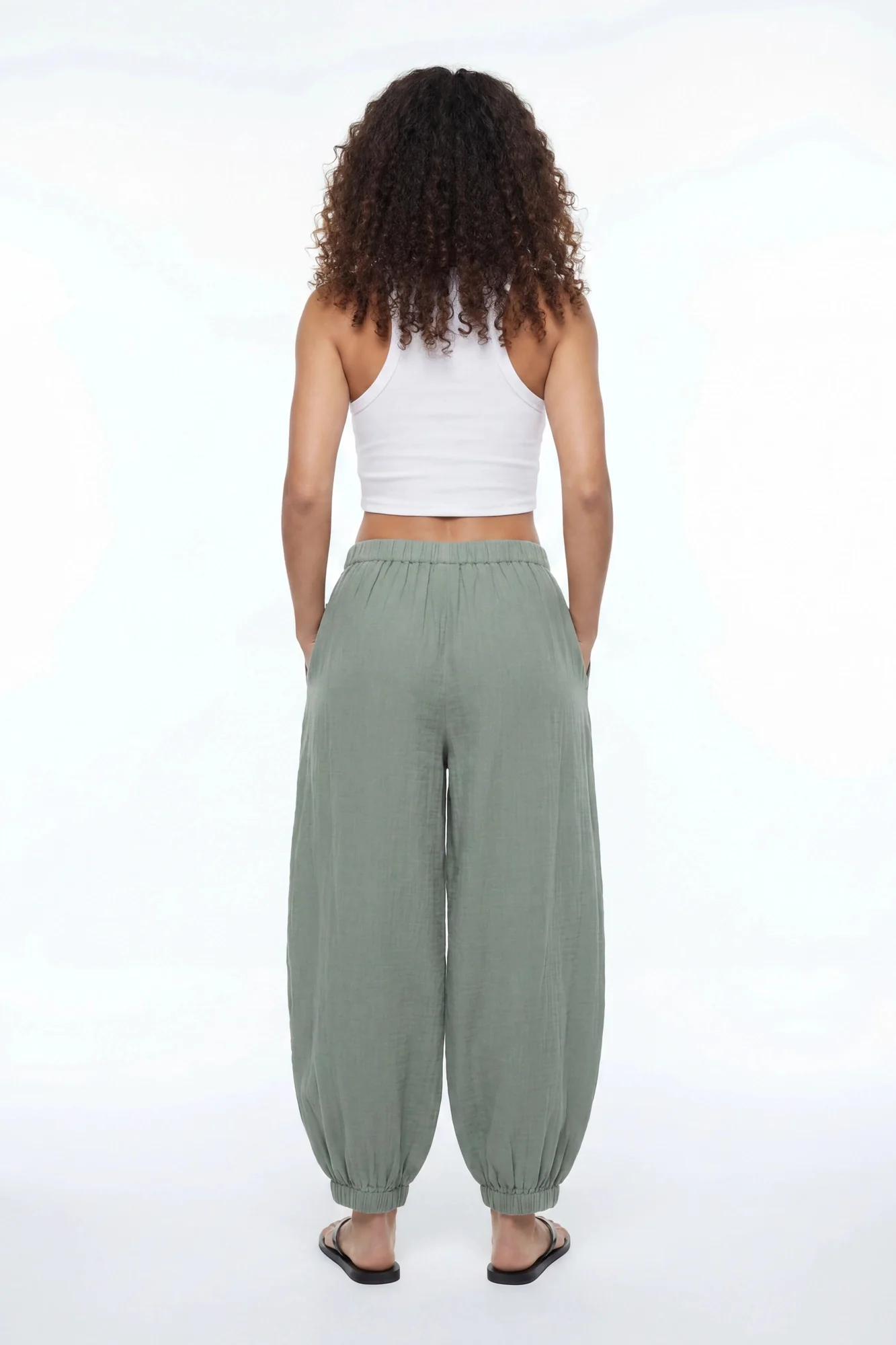 Gauze Balloon Pant - Image 12
