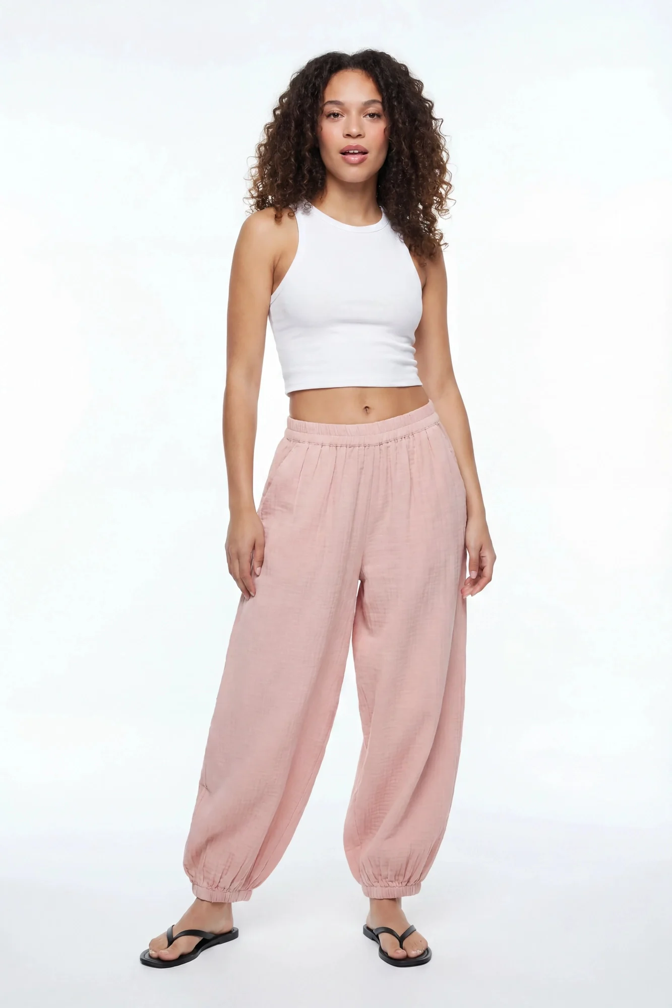 Gauze Balloon Pant - Image 13