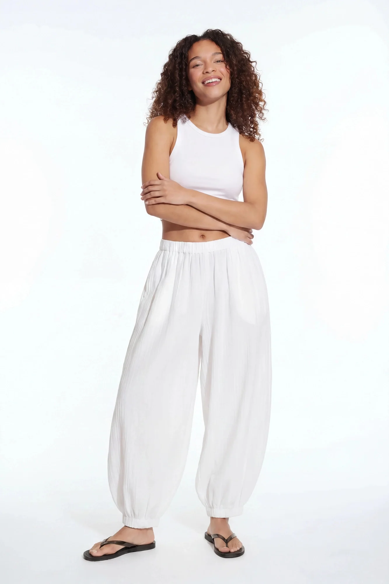 Gauze Balloon Pant - Image 7