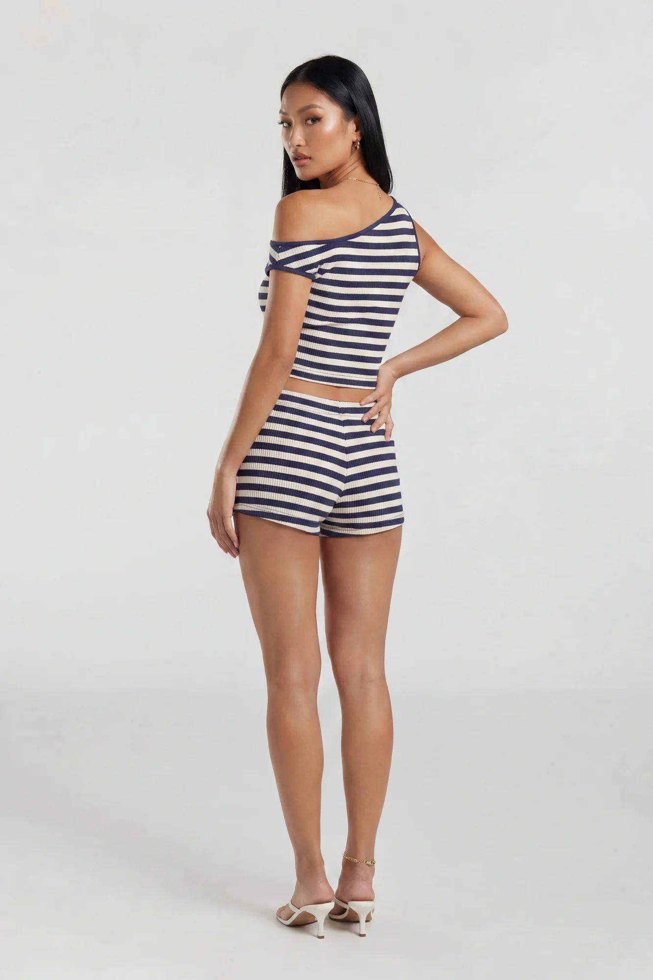 Button-Up Knit Top & Short Set - Image 15