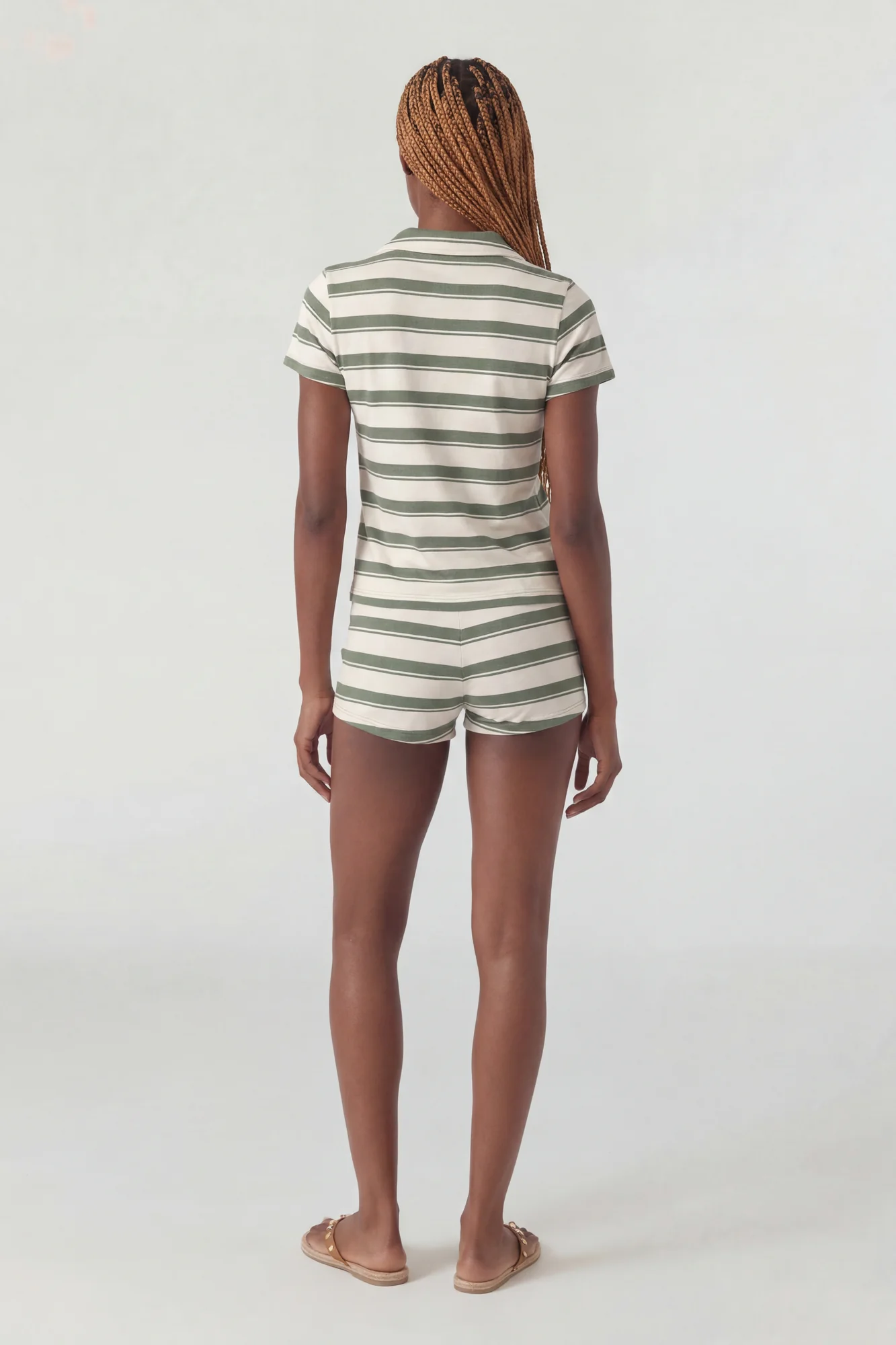Striped Polo & Short Set - Image 9