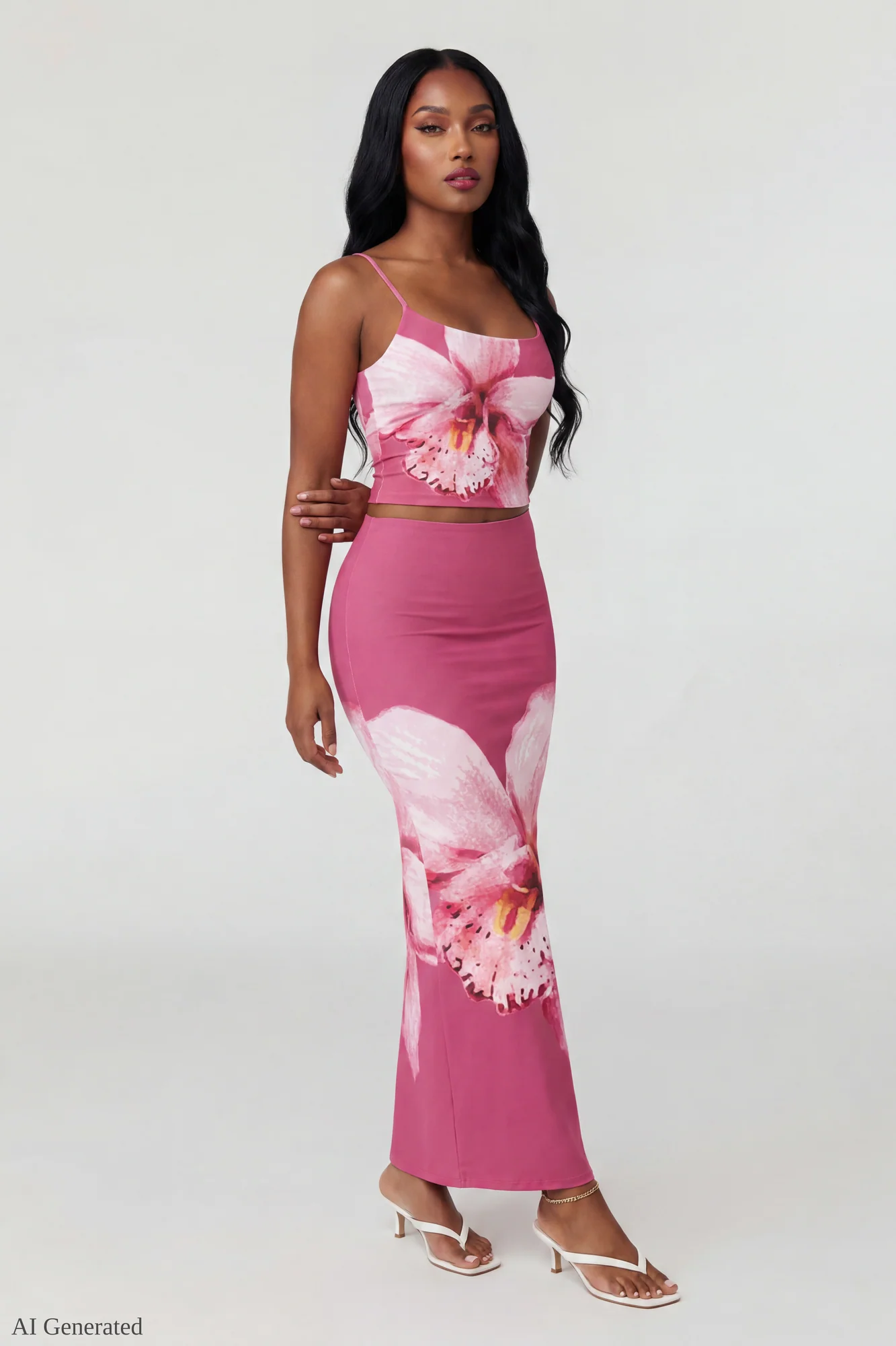 Floral Tank & Maxi Skirt Set - Image 16