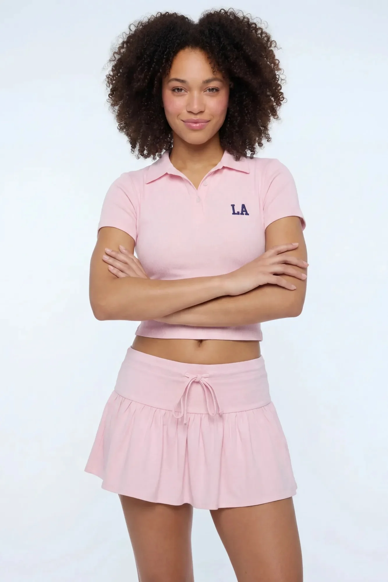 Embroidered Polo & Mini Skort Set - Image 10