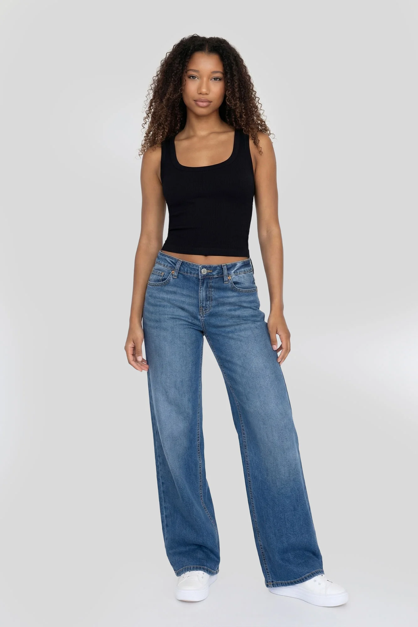 Seamless Ribbed Square Neck Tank - Image 8