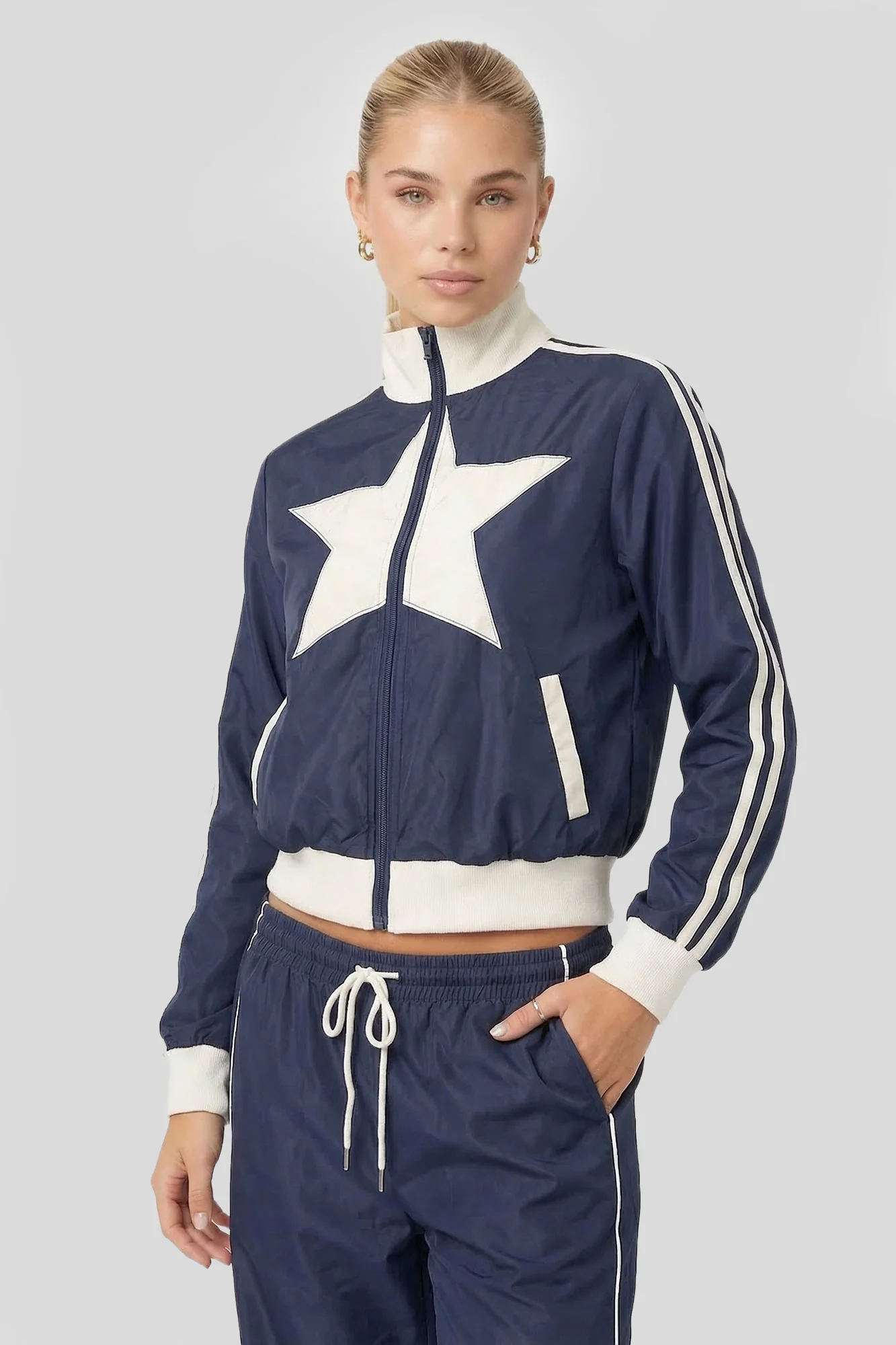 Nylon Star Track Jacket - Image 7