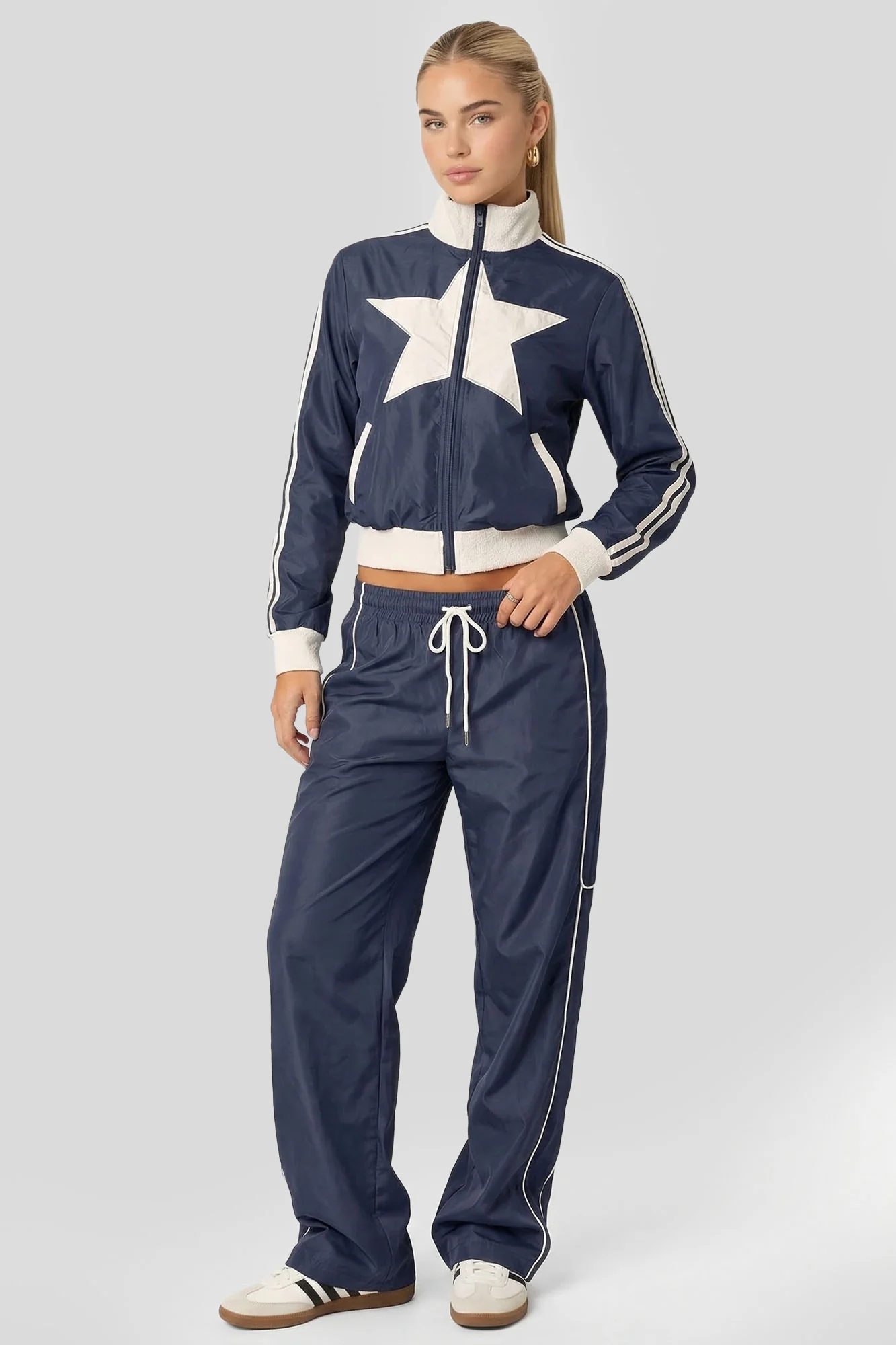 Nylon Star Track Jacket - Image 9