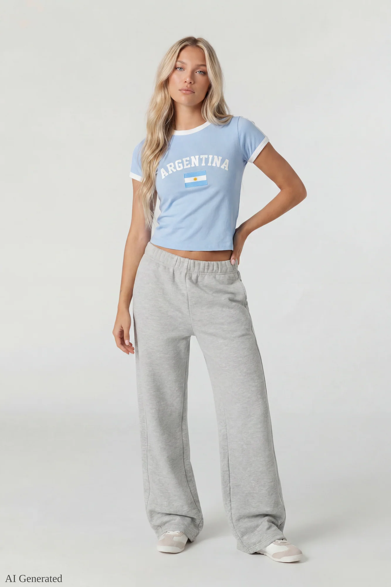 Graphic Ringer Baby Tee - Image 11