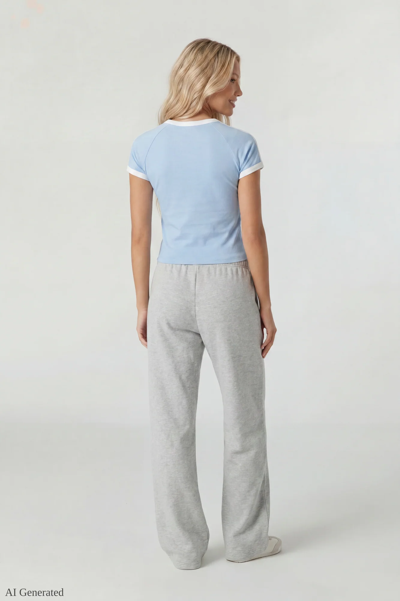 Graphic Ringer Baby Tee - Image 12