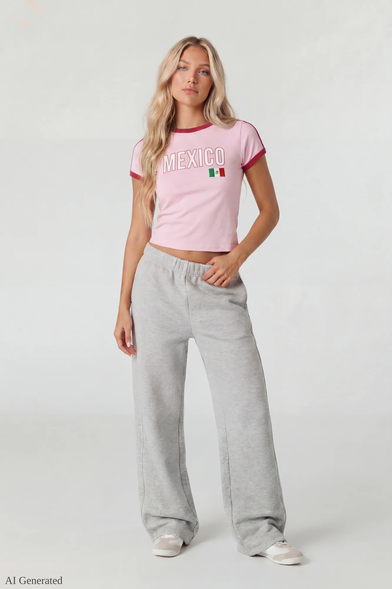 Graphic Ringer Baby Tee - Image 3
