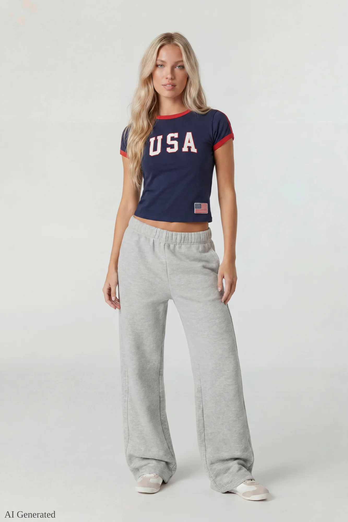 Graphic Ringer Baby Tee - Image 7