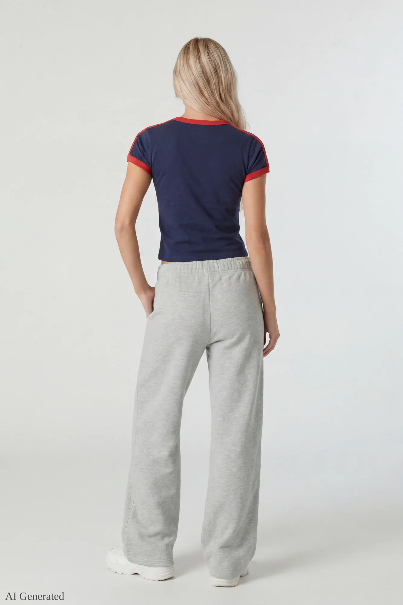 Graphic Ringer Baby Tee - Image 8