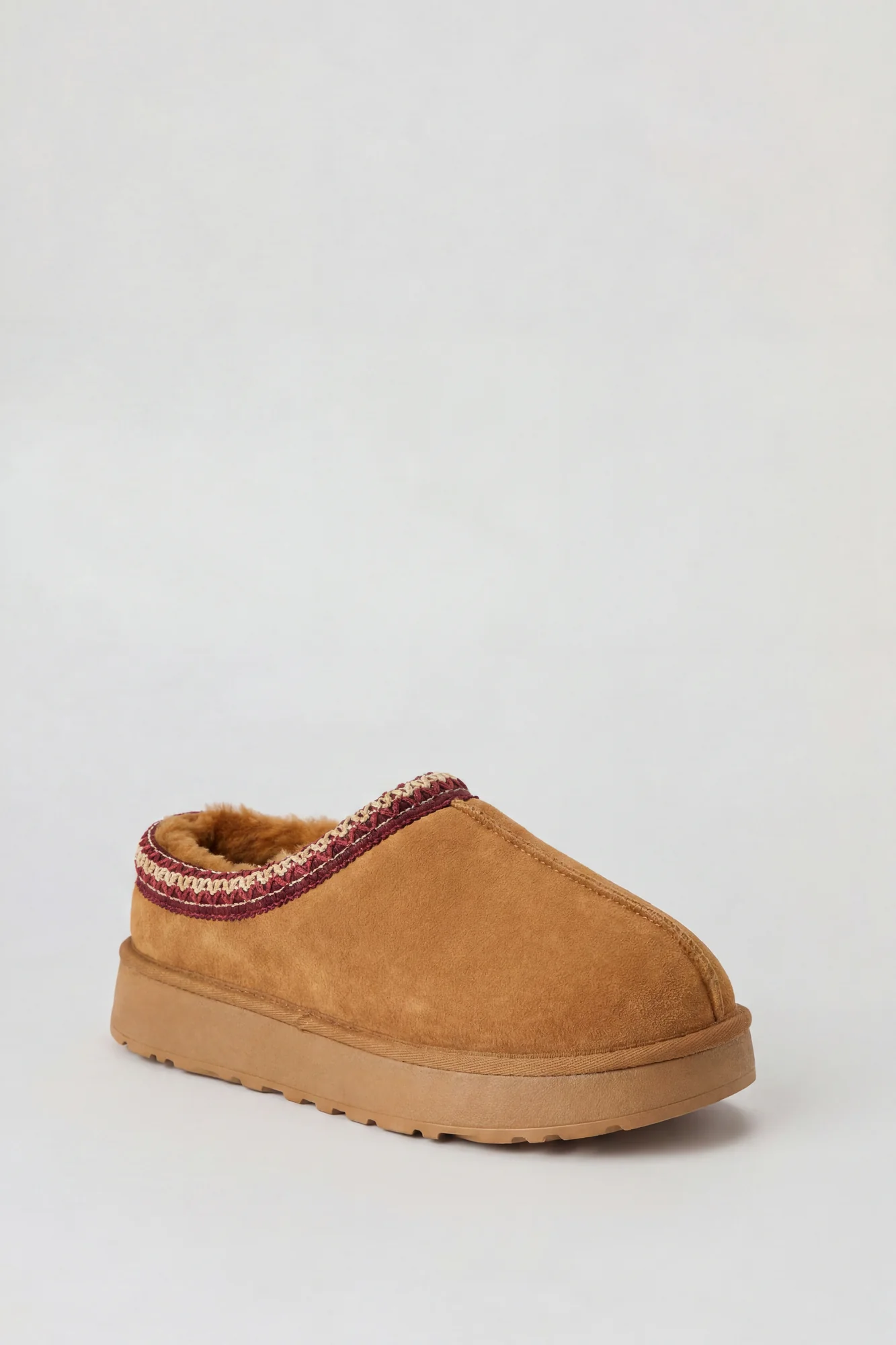Fur Lined Platform Slipper Booties - Image 2