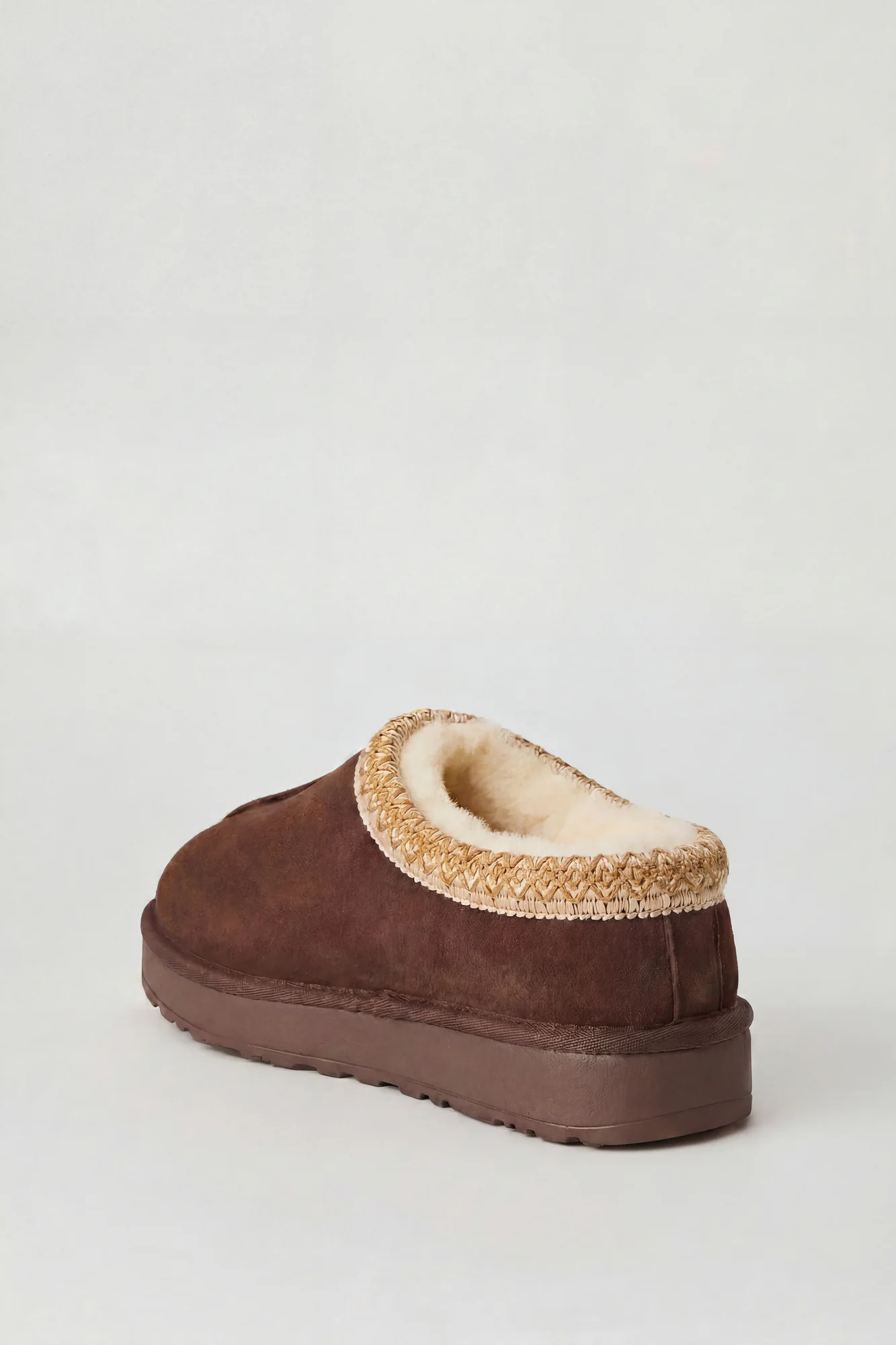 Fur Lined Platform Slipper Booties - Image 6
